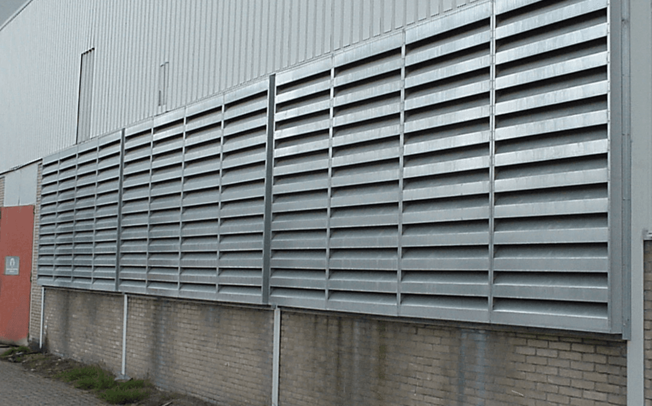 Combustion air vent for boiler room