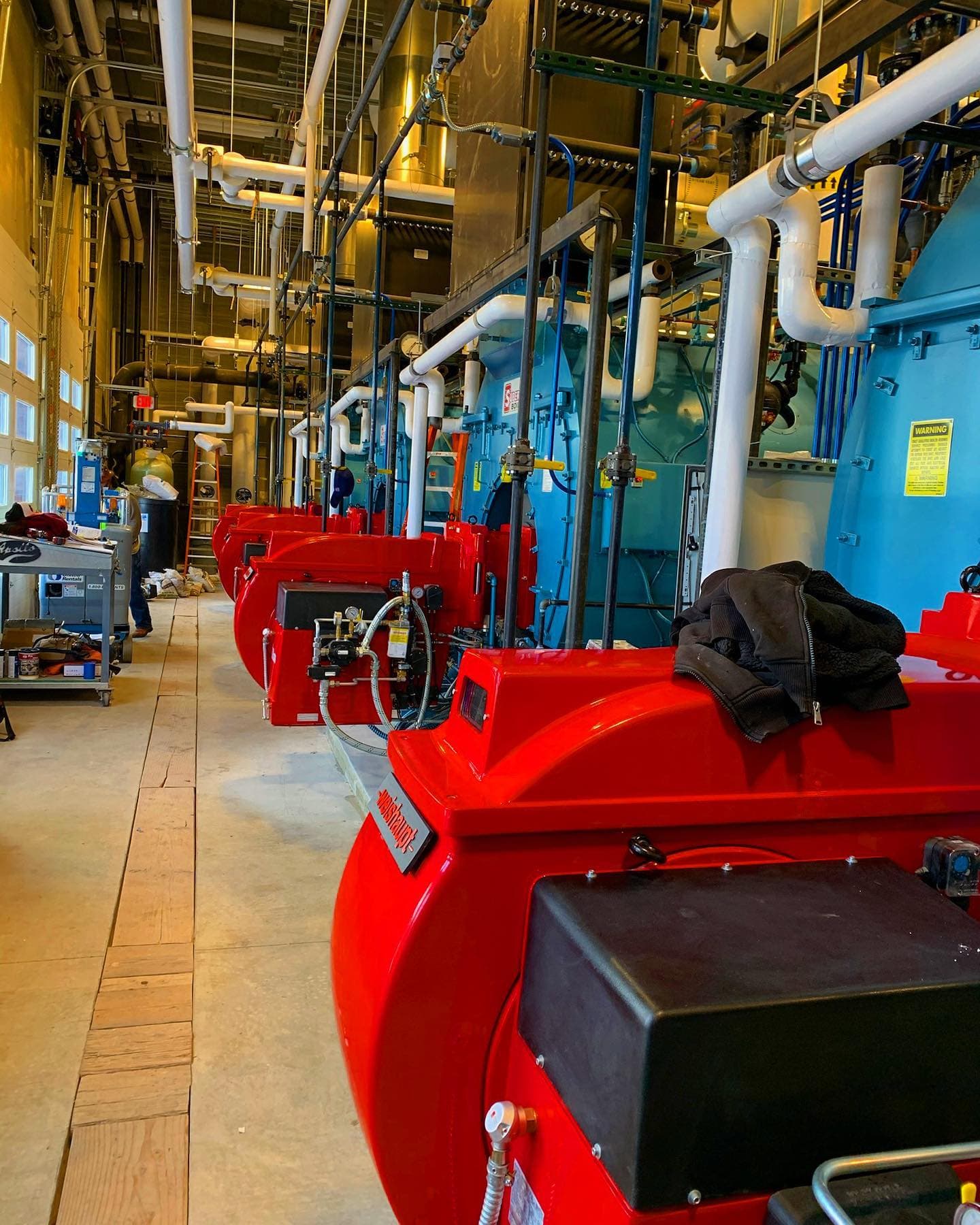 Multiple burner work